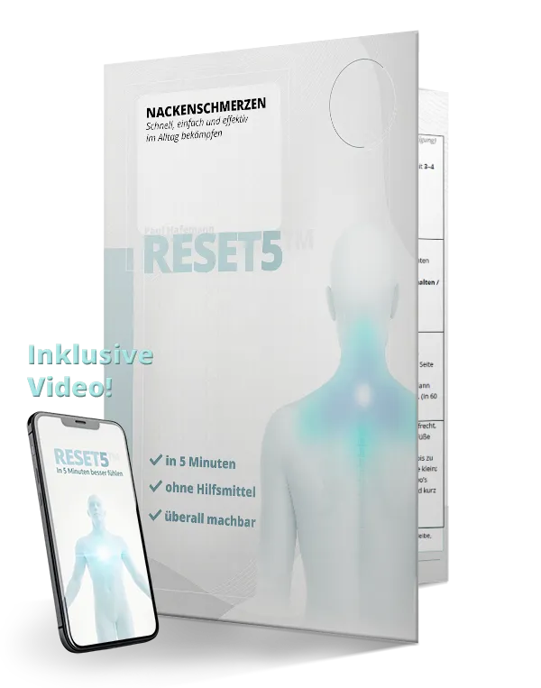 RESET5™ Nackenschmerzen Programm – PDF mit 5 Übungen und begleitendem Video für weniger Nackenschmerzen, spürbar leichter in 5 Minuten von Paul Hafemann