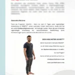 RESET5™ Nackenschmerzen – Sicherheitshinweise, Red Flags und Geld-zurück-Garantie im PDF-Programm.